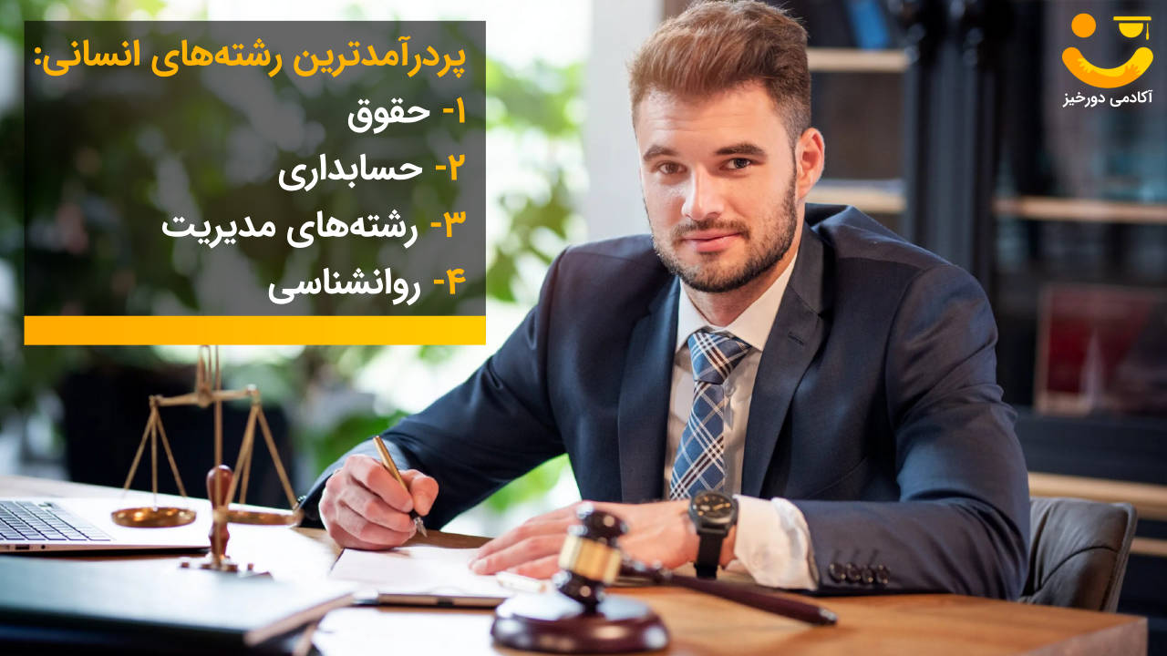 پردرآمدترین رشته های انسانی