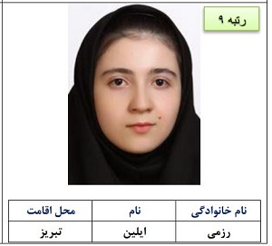 رتبه نه آیلین رزمی