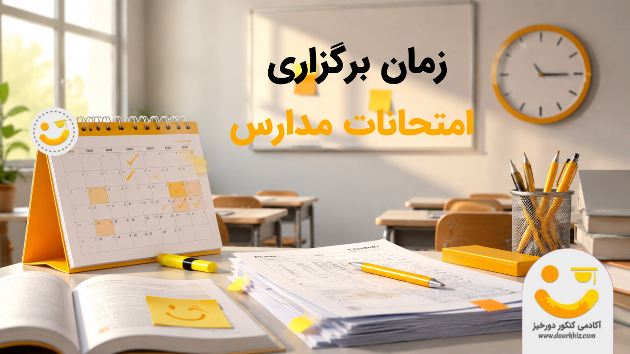 زمان برگزاری امتحانات مدارس تغییر کرد!