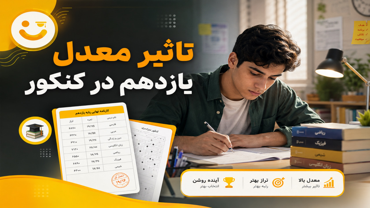 تاثیر معدل یازدهم در کنکور مثبت می شود؟ 1 تاثیر معدل یازدهم در کنکور