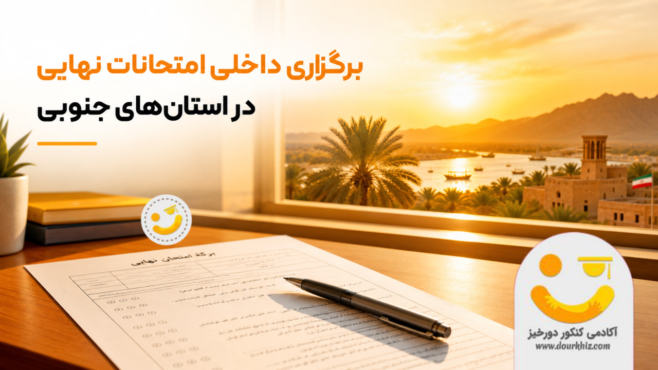 احتمال برگزاری داخلی امتحانات نهایی در استان‌های جنوبی
